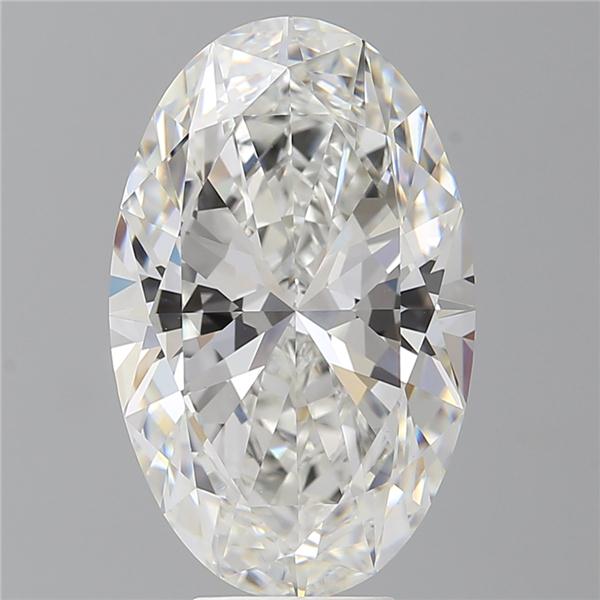 7.55 ct. oval Lab Grown Diamond front image