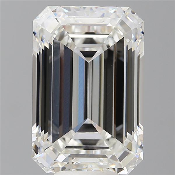 9.56 ct. emerald Lab Grown Diamond front image