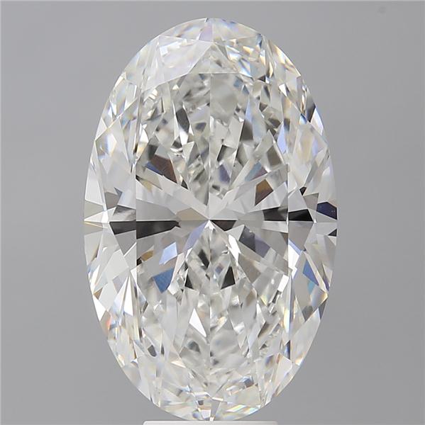 9.52 ct. oval Lab Grown Diamond front image