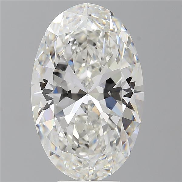 7.58 ct. oval Lab Grown Diamond front image