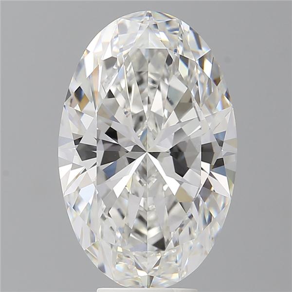 7.05 ct. oval Lab Grown Diamond front image