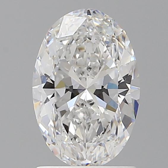1.56 ct. oval Lab Grown Diamond front image