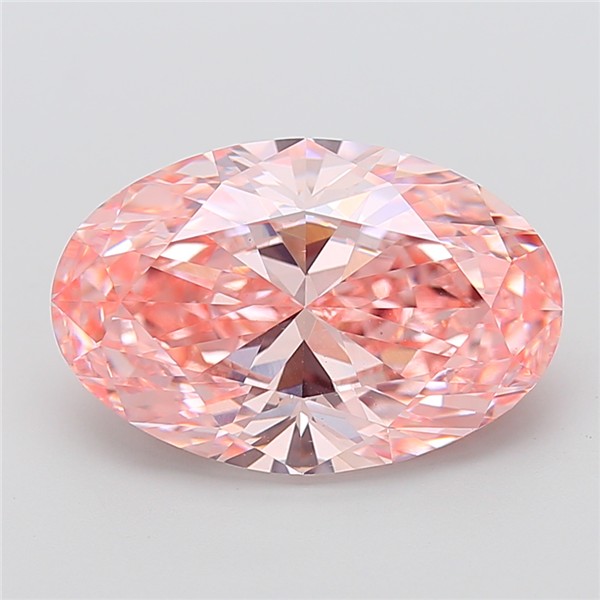 8.02 ct. oval Lab Grown Diamond front image
