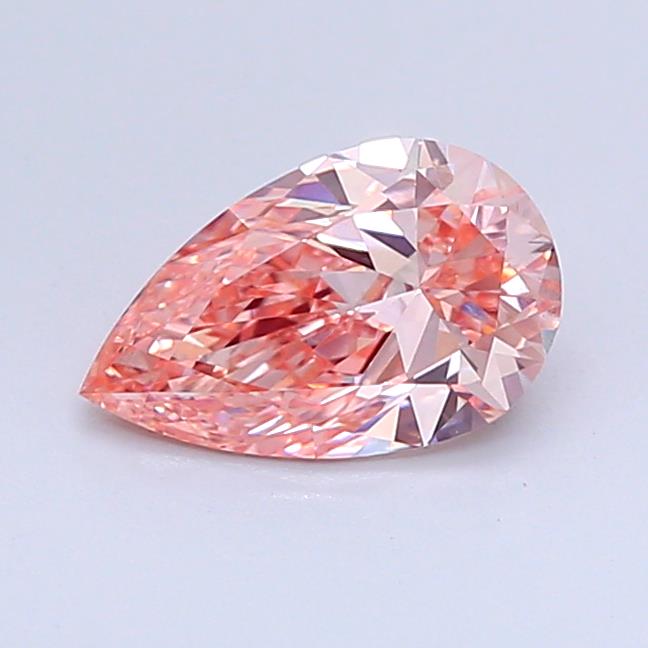 1 carat fancy vivid  pink VS1 EX Cut IGI pear diamond