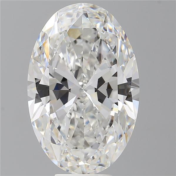 9.09 ct. oval Lab Grown Diamond front image