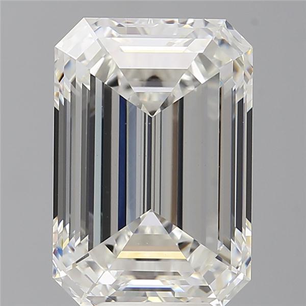 7.60 ct. emerald Lab Grown Diamond front image