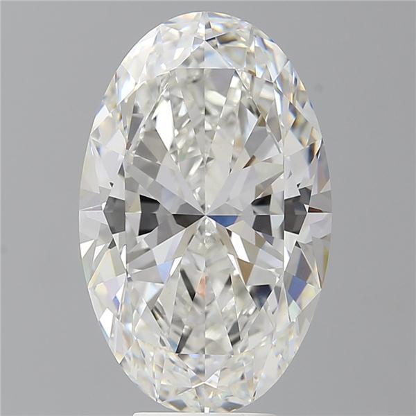 7.08 ct. oval Lab Grown Diamond front image