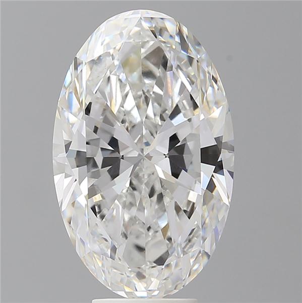 7.01 ct. oval Lab Grown Diamond front image