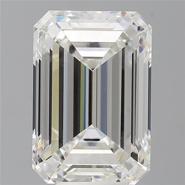 8.03 ct. emerald Lab Grown Diamond front image