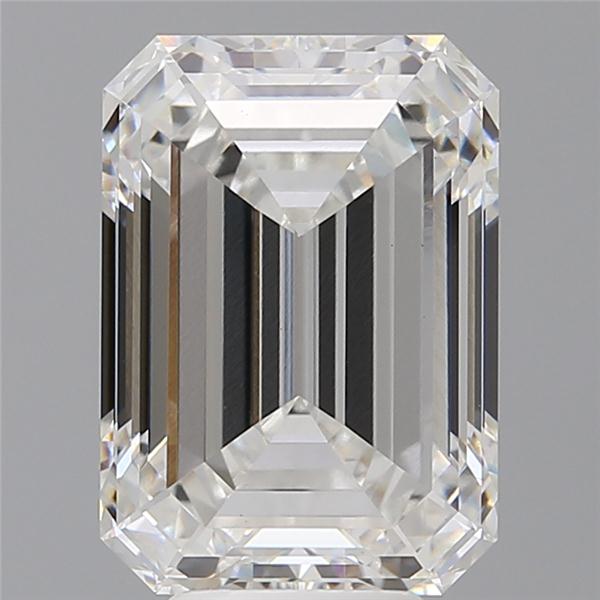 6.57 ct. emerald Lab Grown Diamond front image