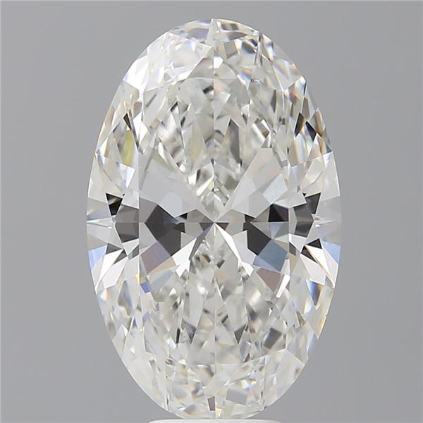 7.08 ct. oval Lab Grown Diamond front image