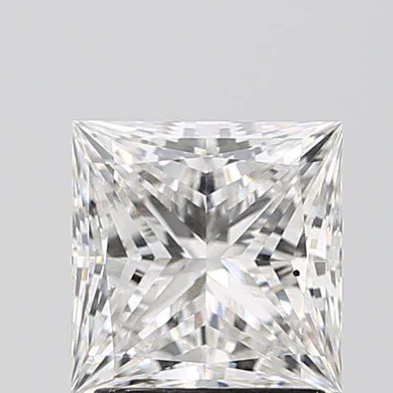 2 carat f VS2 EX Cut IGI princess diamond