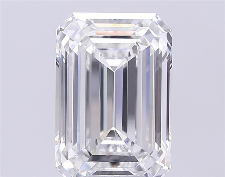 6.14 ct. emerald Lab Grown Diamond front image