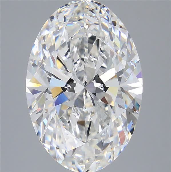 4.67 ct. oval Lab Grown Diamond front image