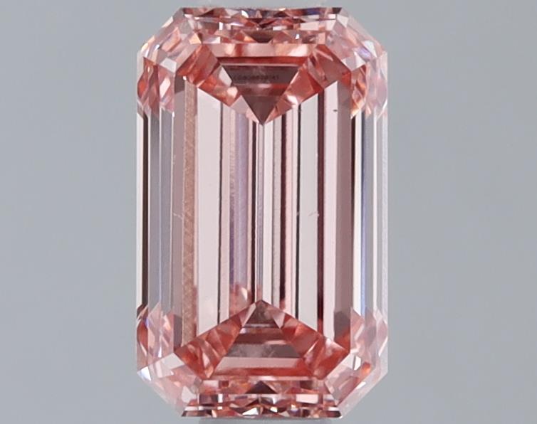 1 carat fancy intense  pink VS1 EX Cut IGI emerald diamond