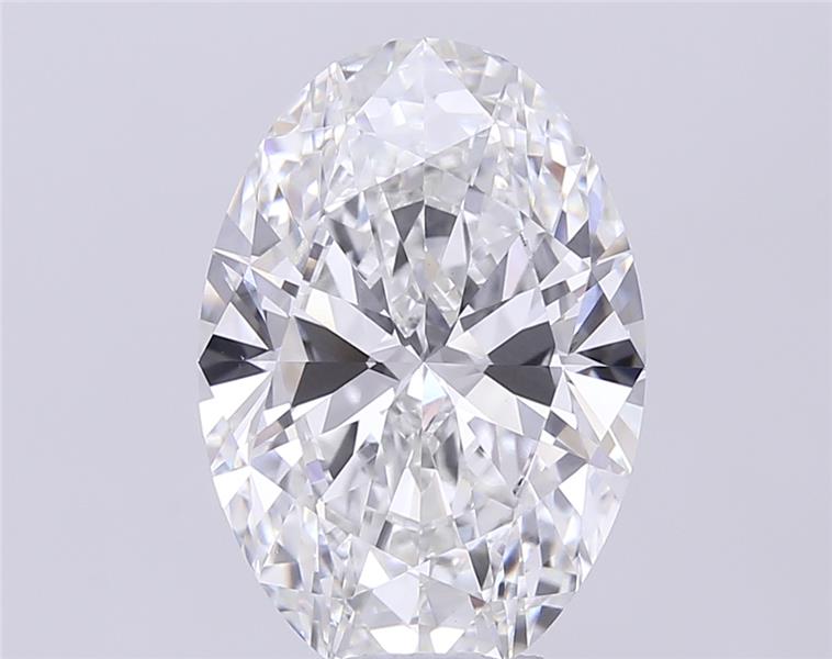 7.02 ct. oval Lab Grown Diamond front image
