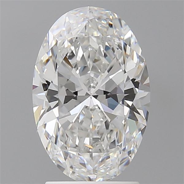 2.55 ct. oval Lab Grown Diamond front image