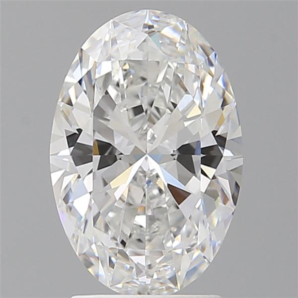 2.57 ct. oval Lab Grown Diamond front image