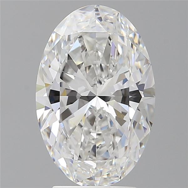 3.58 ct. oval Lab Grown Diamond front image