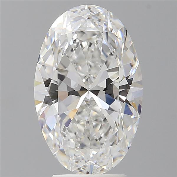4.10 ct. oval Lab Grown Diamond front image