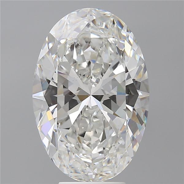 6.58 ct. oval Lab Grown Diamond front image