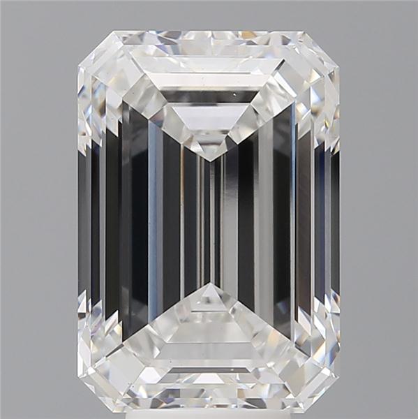8.09 ct. emerald Lab Grown Diamond front image