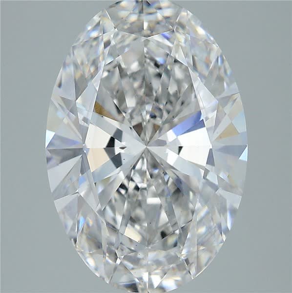 4.50 ct. oval Lab Grown Diamond front image