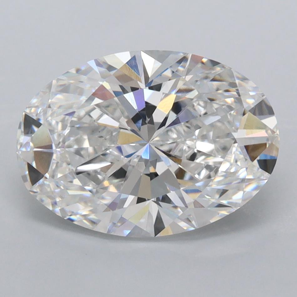 3.01 ct. oval Lab Grown Diamond front image