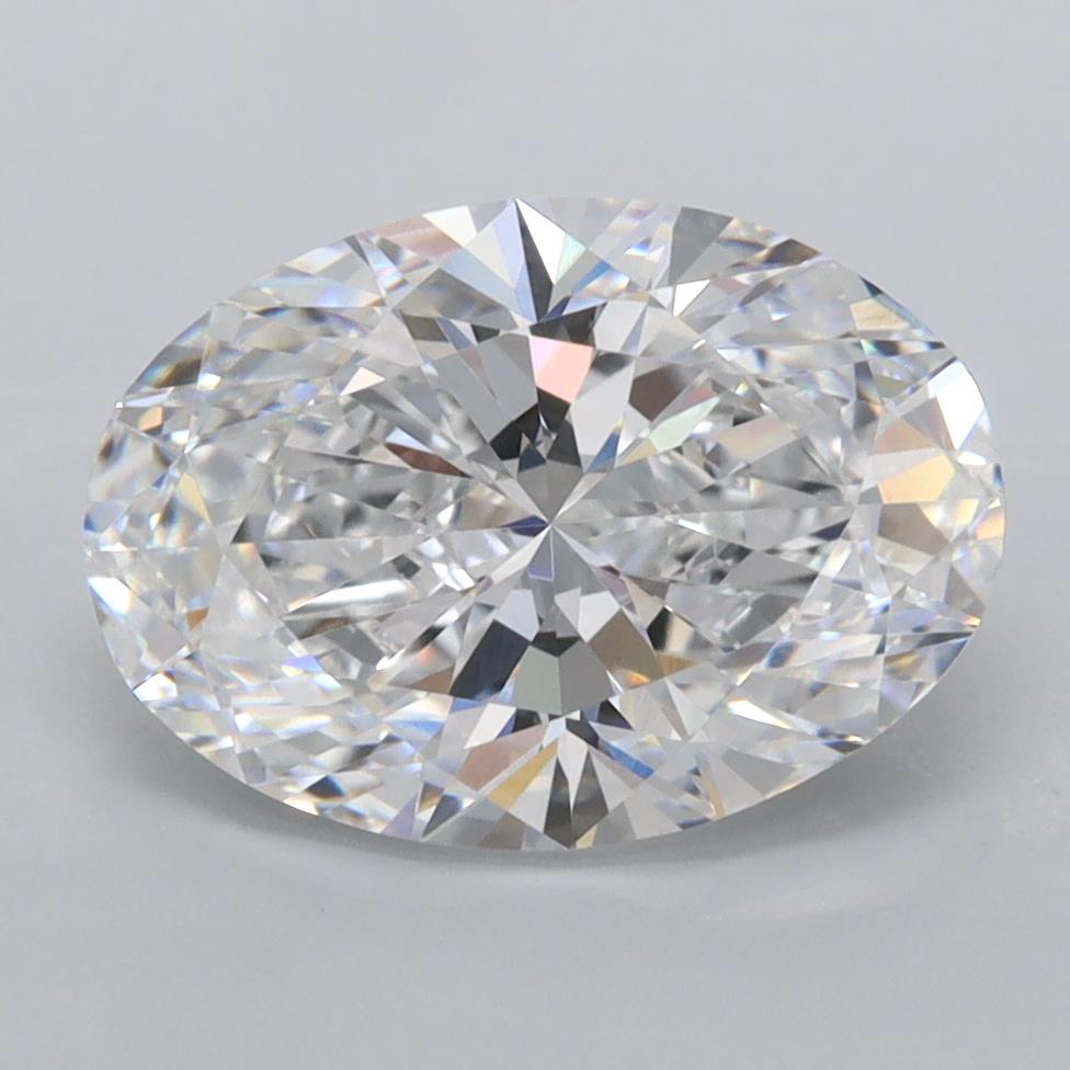3.01 ct. oval Lab Grown Diamond front image