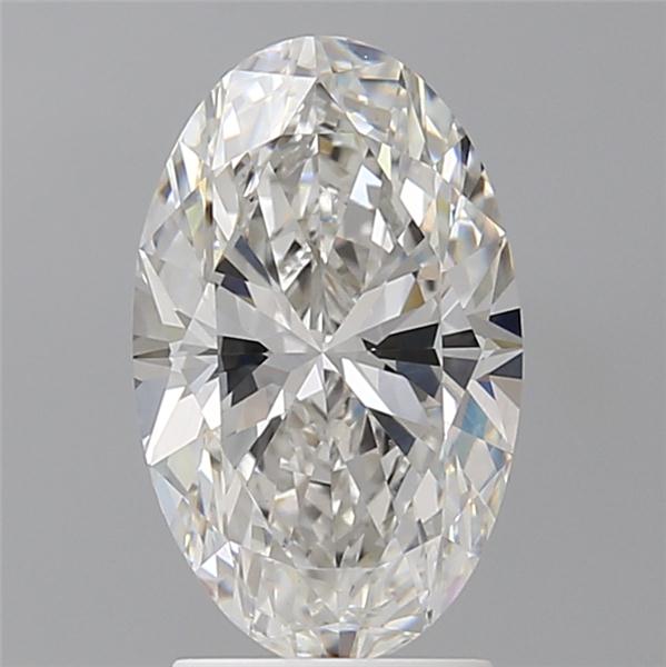 2.57 ct. oval Lab Grown Diamond front image