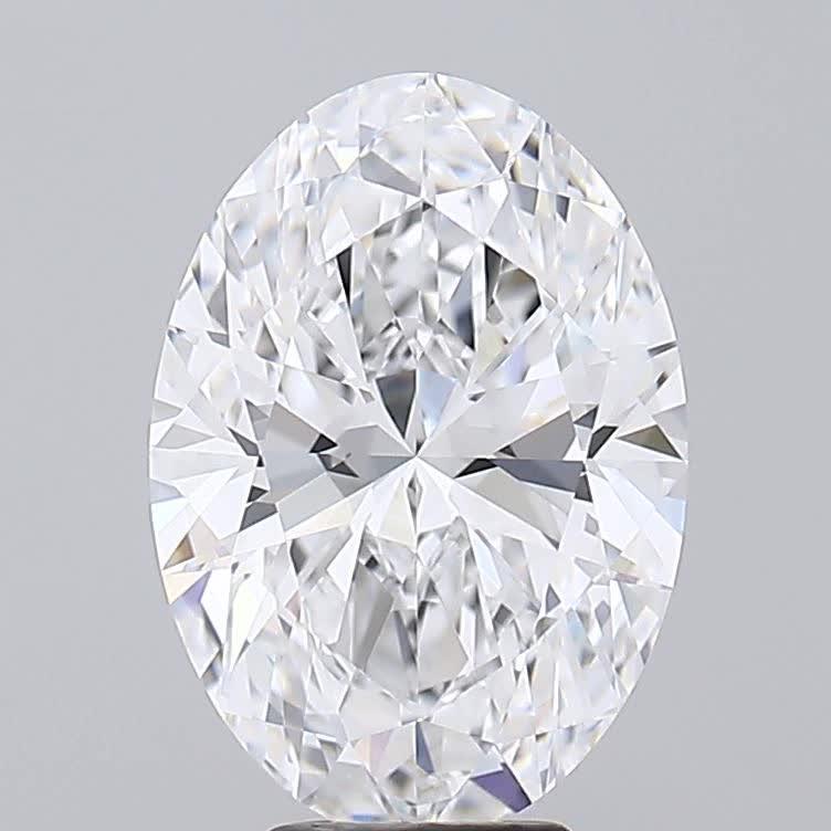 6.01 ct. oval Lab Grown Diamond front image
