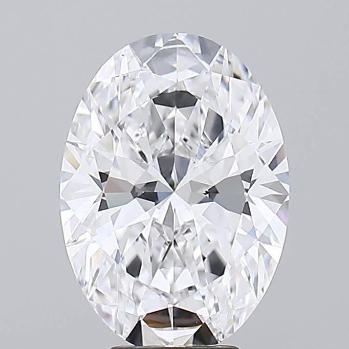 4.53 ct. oval Lab Grown Diamond front image