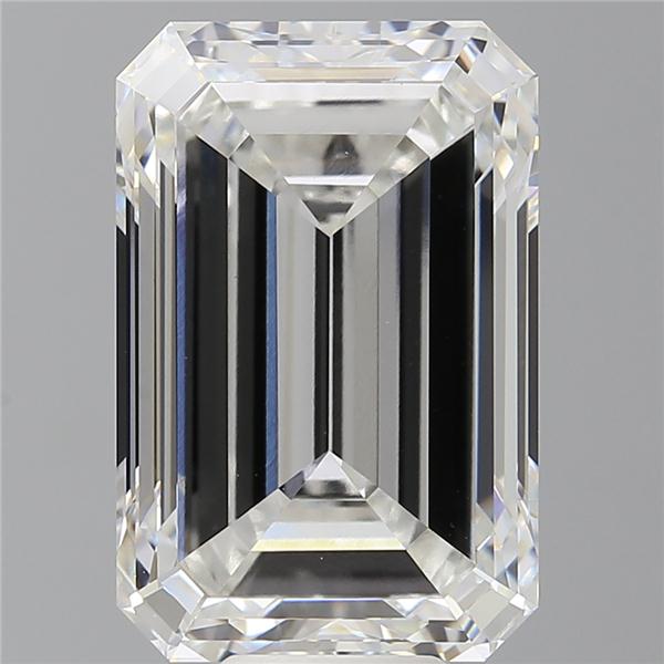 12.49 ct. emerald Lab Grown Diamond front image