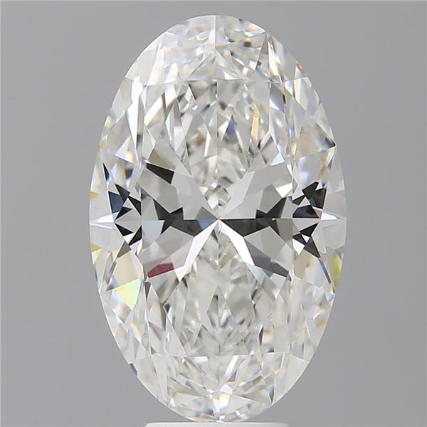 7.58 ct. oval Lab Grown Diamond front image