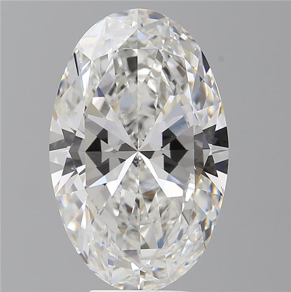6.55 ct. oval Lab Grown Diamond front image