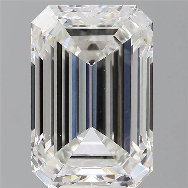 9.55 ct. emerald Lab Grown Diamond front image