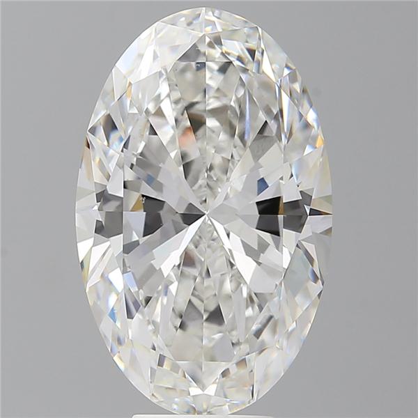 7.60 ct. oval Lab Grown Diamond front image