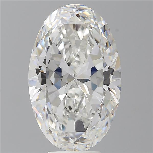 6.53 ct. oval Lab Grown Diamond front image