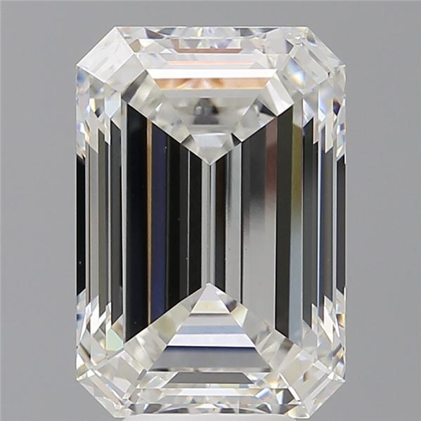 6.59 ct. emerald Lab Grown Diamond front image