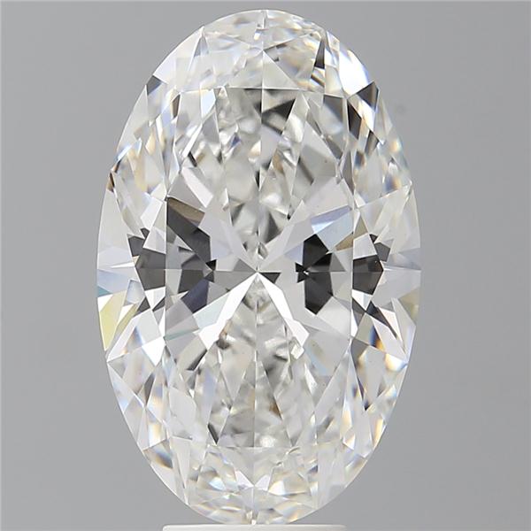 7.10 ct. oval Lab Grown Diamond front image