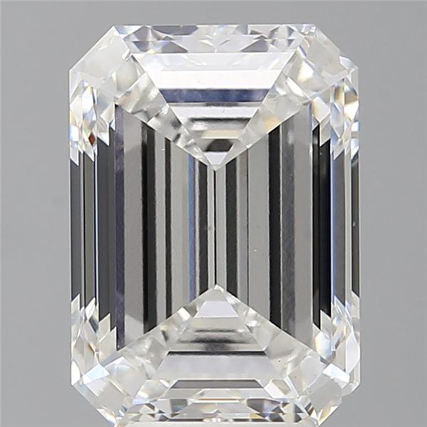 6.02 ct. emerald Lab Grown Diamond front image
