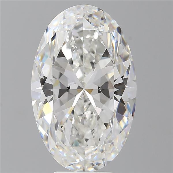 7.56 ct. oval Lab Grown Diamond front image
