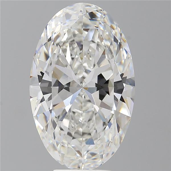 7.60 ct. oval Lab Grown Diamond front image