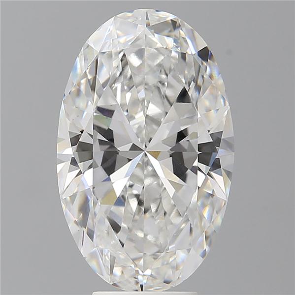 6.10 ct. oval Lab Grown Diamond front image