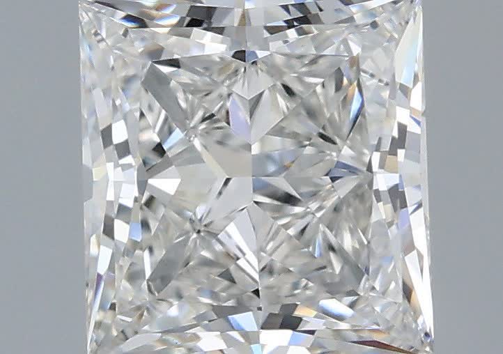 0.85 ct. princess Lab Grown Diamond front image