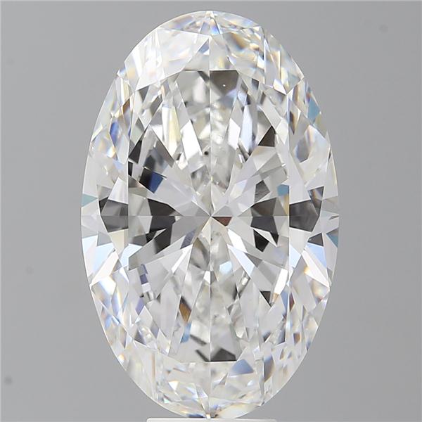 9.58 ct. oval Lab Grown Diamond front image