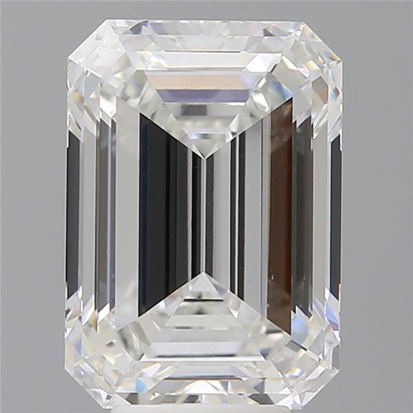 7.09 ct. emerald Lab Grown Diamond front image