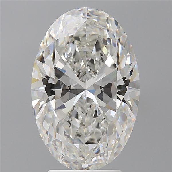 4.10 ct. oval Lab Grown Diamond front image