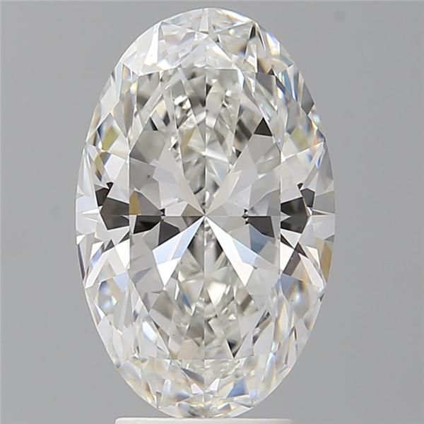 4.10 ct. oval Lab Grown Diamond front image