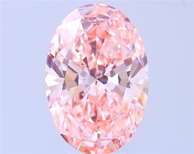 6.57 ct. oval Lab Grown Diamond front image